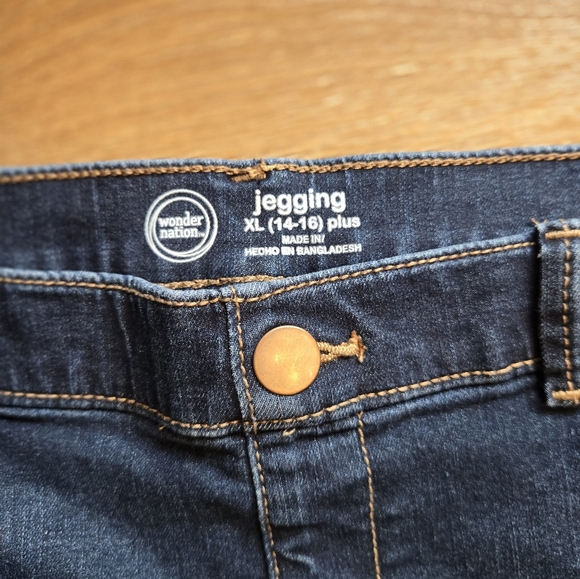 [LOT OF 3] WONDER NATION Girls Fashion Jeggings XL Plus 14-16 - Picture 6 of 10